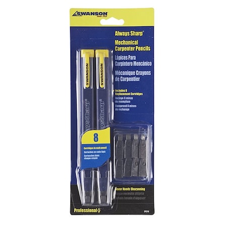 Swanson Tool AlwaysSharp Refillable Carpenter Pencil CP216